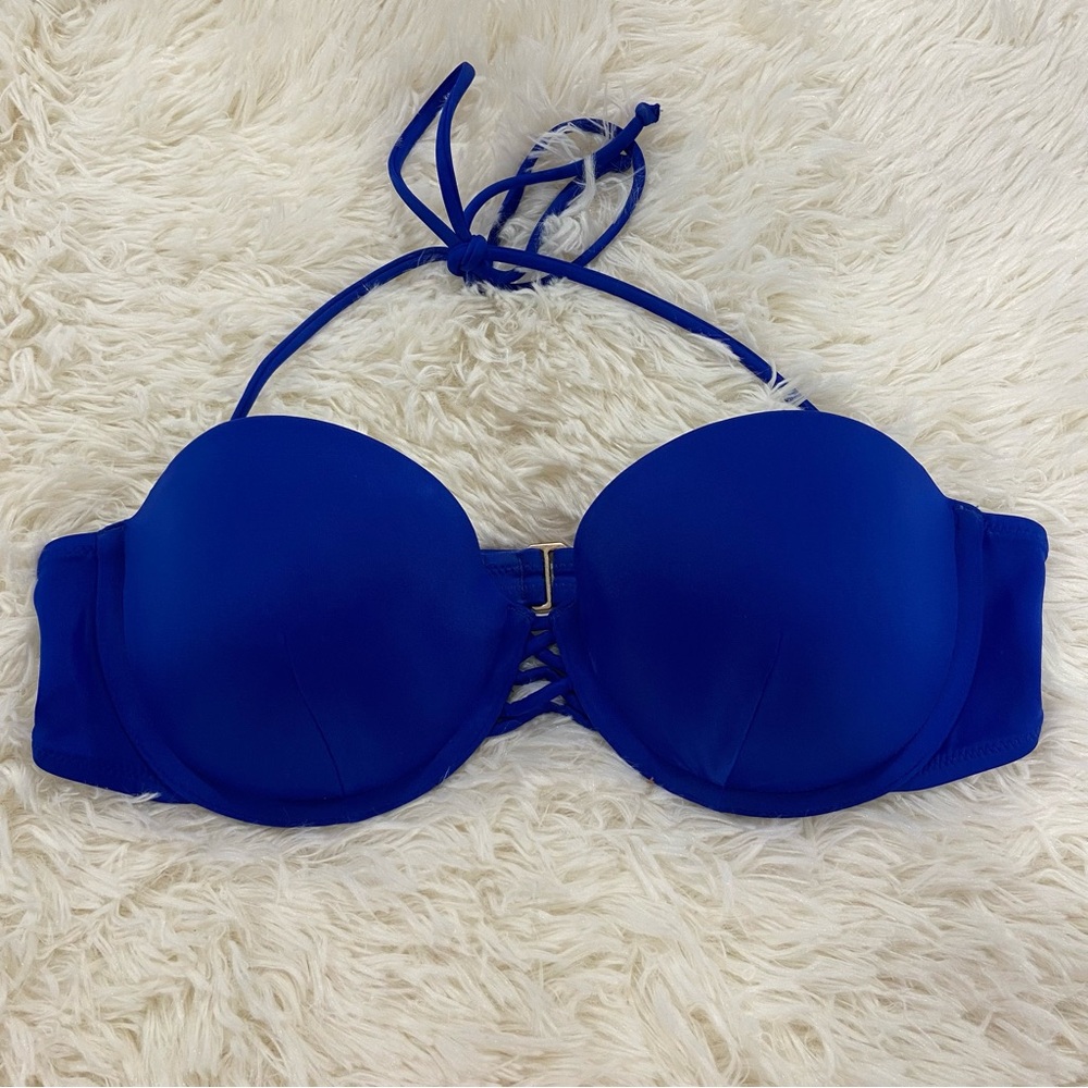 Victoria's Secret Bikini Top. Royal Blue. Size 34C.